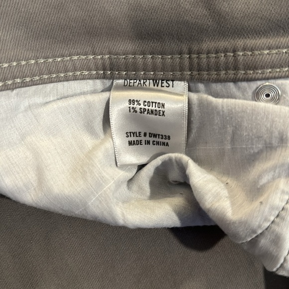DepartWest 38x32 gray pants - Picture 5 of 5
